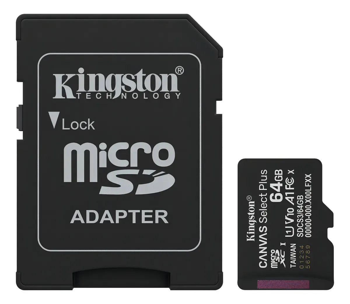 MSD 64GB KINGSTON CANVAS SELECT PLUS, foto 1 de 2