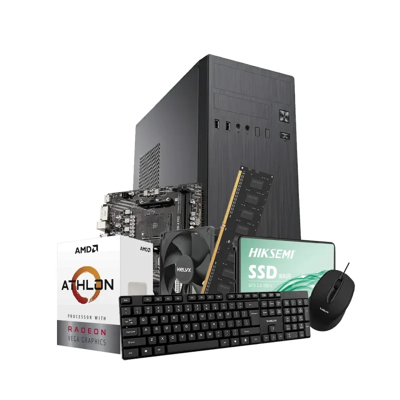 Pc Kelyx AMD Athlon 3000G 8G SSD 240Gb, foto 1 de 4