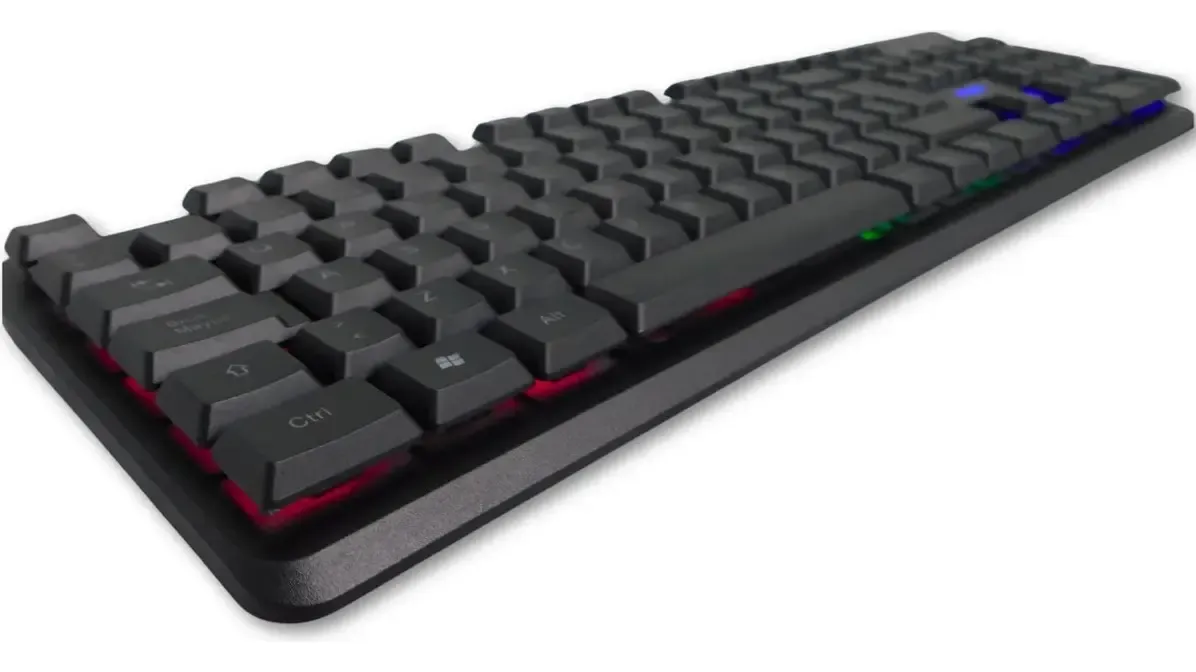 TECLADO GAMER NOGA NKB-T100 NEGRO CON ILUMINACIÓN LED, foto 1 de 3