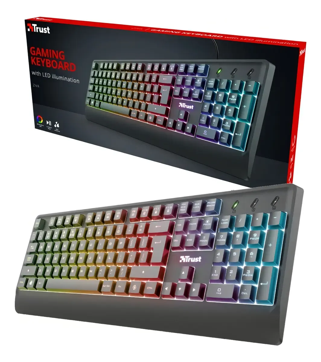 TECLADO GAMING ZIVA, foto 1 de 3