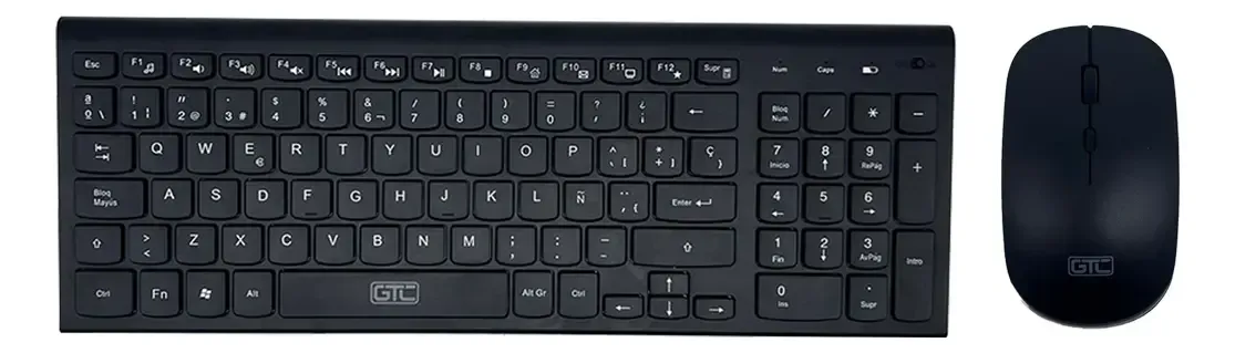 TECLADO INALAMBRICO + MOUSE + PAD CBG-012, foto 1 de 2