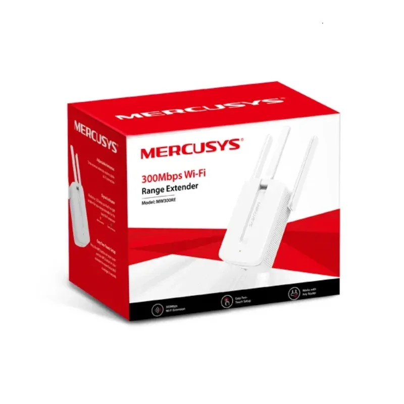 EXTENSOR MW300RE MERCUSYS RANGE EXTENDER 300MBPS 3 ANT EXT, foto 1 de 3