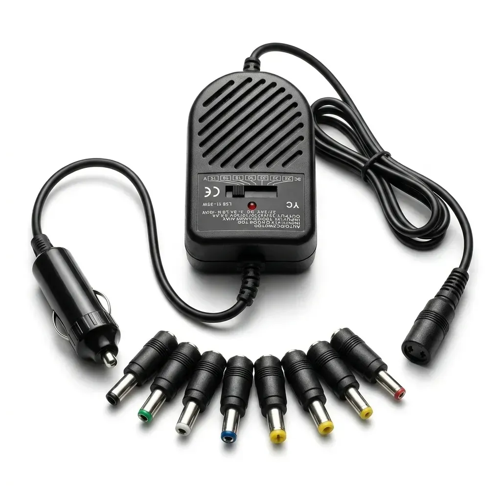 CARGADOR 12V NOTEBOOK UNIVERSAL, foto 1 de 2
