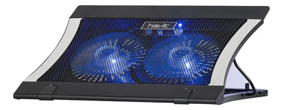 COOLER PARA NOTEBOOK HAVIT HVCP-F2051-BK LUZ LED 17, foto 1 de 4