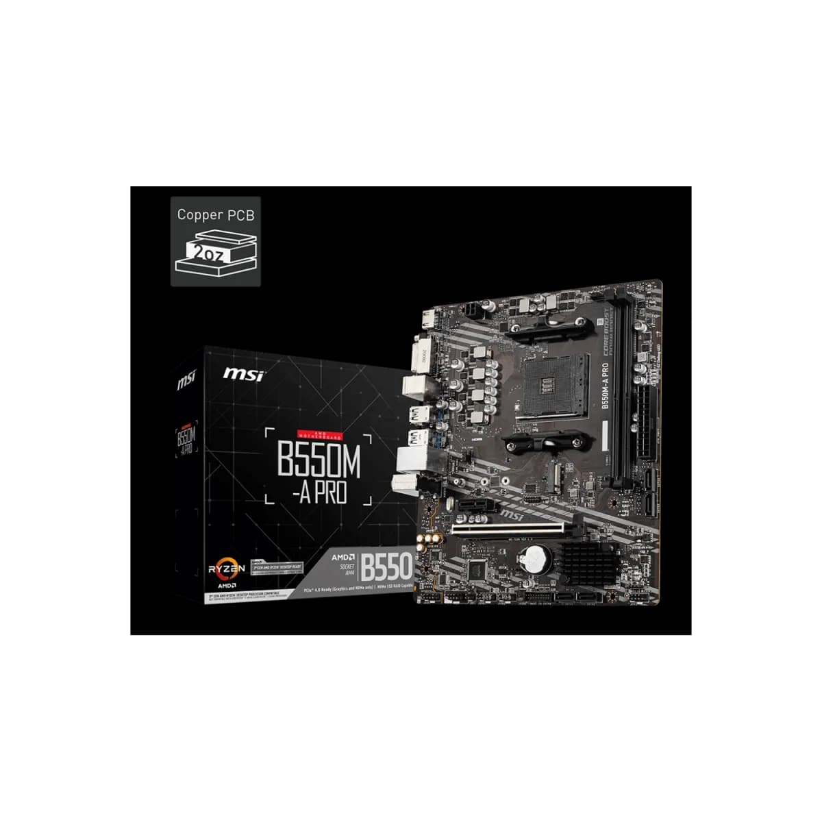 Motherboard MSI B550M-A PRO (AM4)