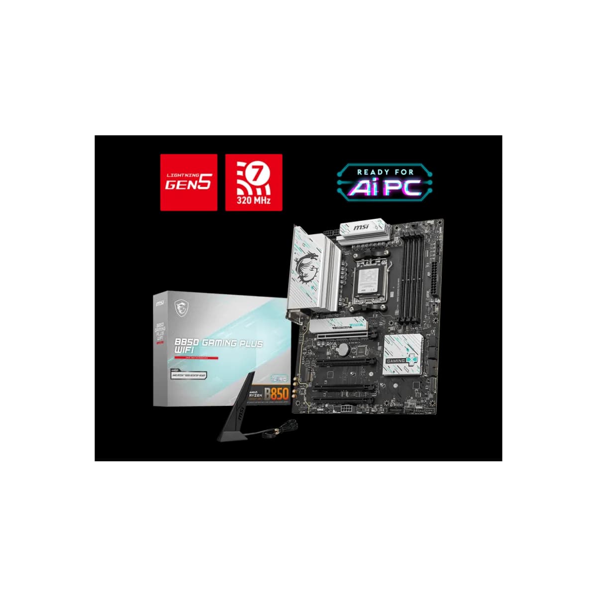 Motherboard MSI B850 GAMING PLUS WIFI AM5 DDR5