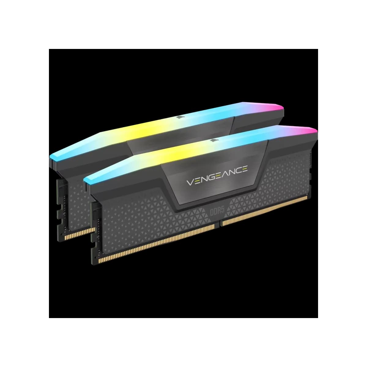 Memoria Ram UDIMM CORSAIR VENGEANCE 32GB DDR5 6000MHz CL30 1.40V (2 x 16GB) Negro RGB