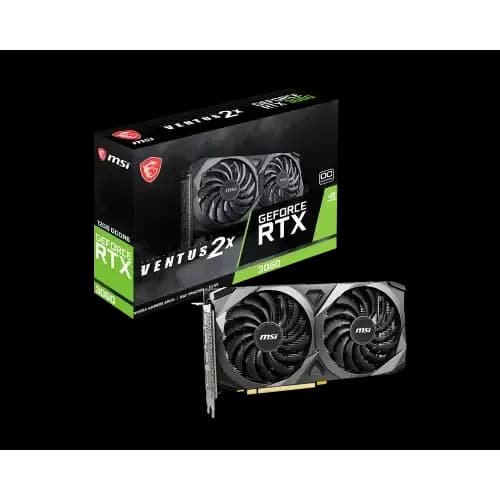 Placa de Video MSI NVIDIA GeForce RTX 3060 VENTUS 2X 12G OC V1, foto 1 de 4