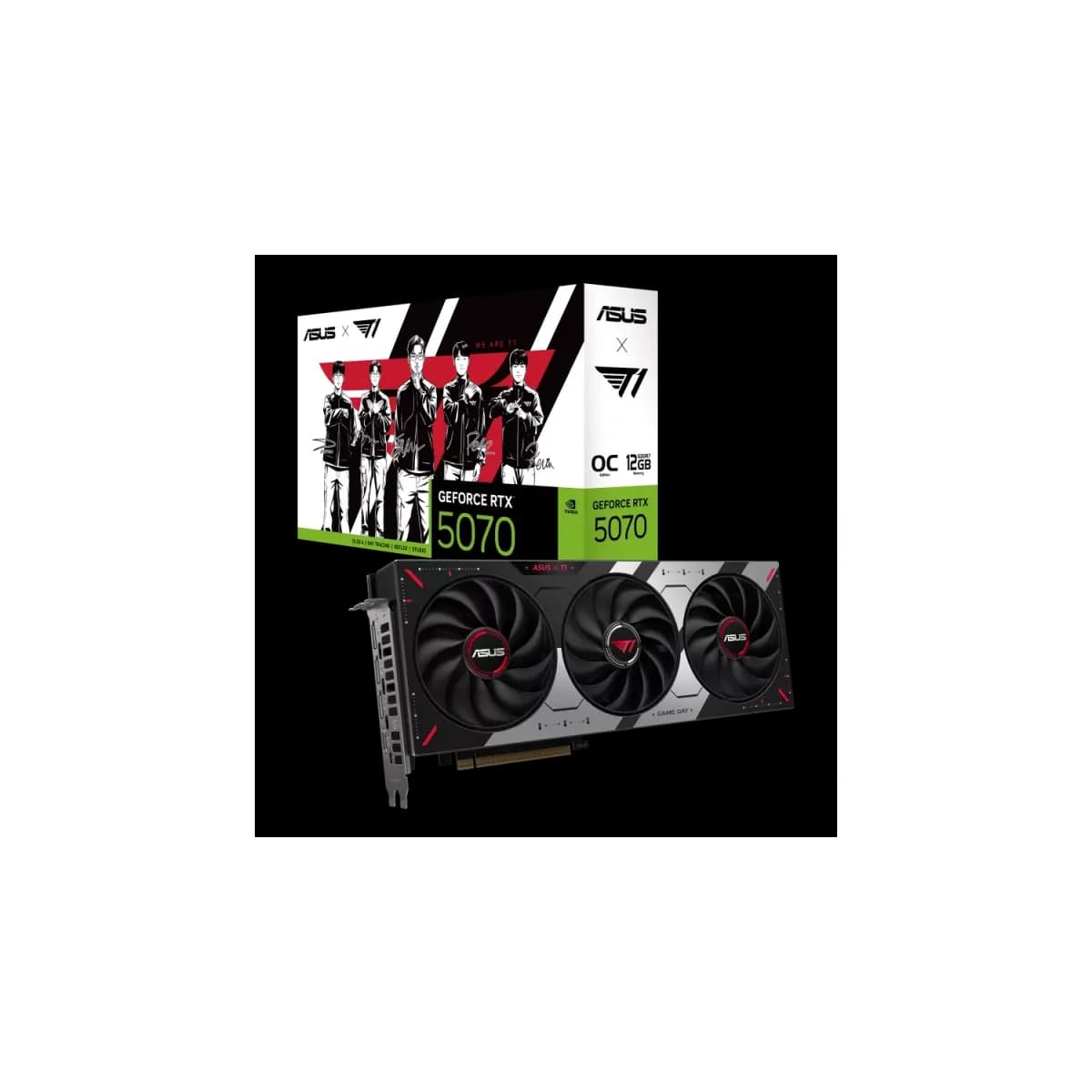 Placa de Video ASUS NVIDIA GeForce T1 RTX5070 O12G