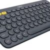 Teclado bluetooth Logitech K380 QWERTY español color negro Cod 097855117656
