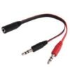 ADAPTADOR MINI PLUG 3.5 A DOS 3.5 HEMBRA COD 7798137717153