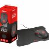 Combo Mouse y Mouse Pad Ziva Negro TRUST (Cuotas sin interés !!)