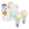 Lamparita Smart Nexxt RGB Wifi 220V E26/27 60w x 2
