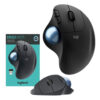 Mouse trackball inalámbrico recargable Logitech MX Ergo negro