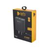 CARGADOR 220V LETS MOD08 – 4,4 A – 2 USB + CABLE TIPO C – NEGRO