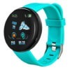 Reloj Inteligente D18 Smartwatch Monitor Cardio Notificacion Verde