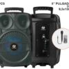 Parlante de 8" * USB/SD/FM/10W/ MIC Y CONTROL