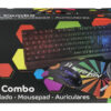 Gaming Combo Mouse-teclado-mousepad-auriculares Gtc Cbg-022