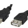 Cable Extensor Noganet Usb 2.0 Alargue Macho Hembra 2 M