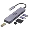 Adaptador Hub Tipo C 5 En 1 Multiplicador De Puertos Gtc