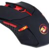 Mouse y Pad 2 en 1 Gamer Redragon M601WL-BA Negro/Rojo