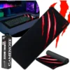 Mouse Pad gamer Havit HV-MP860 de goma xl 30cm x 70cm x 3mm negro/rojo