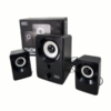 Parlante Alchemy Gtc Spg-153 2.1 Usb 2.0 Negro Mp3 Mp4 Frecuencia 100hz-20khz